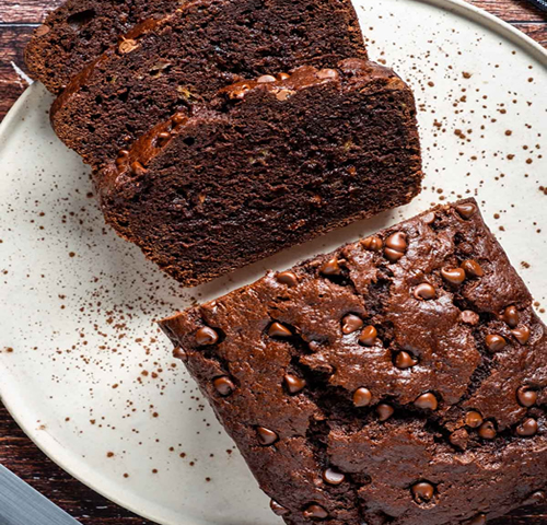 Double chocolate banana bread
