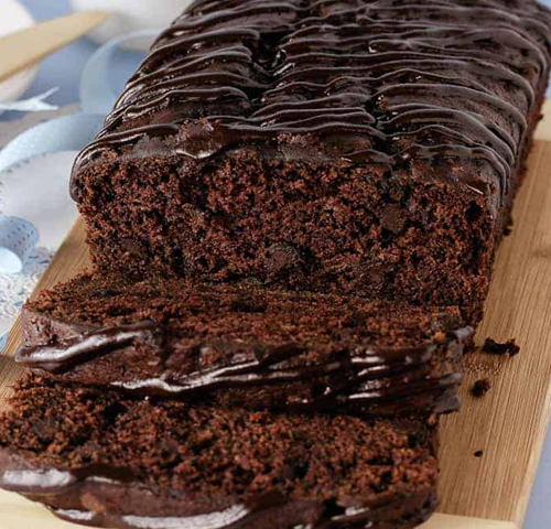 Triple chocolate banana bread